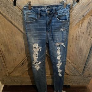 American Eagle super highrise jegging